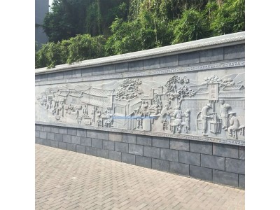 石材历史文化浮雕 广场外墙面人物汉白玉大理石壁画定制图4