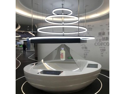 360全息展示柜 3D立体全息投影 立体成像设备正金字塔投影图2