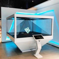 3D全息投影展示柜 360度幻影成像展柜 四面全息展示柜